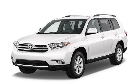 2D коврики EVA в салон и багажник на Toyota Highlander II (2007-2013)