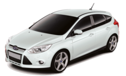 2D коврики EVA в салон и багажник  на Ford Focus III хэтчбек (2011-2015)