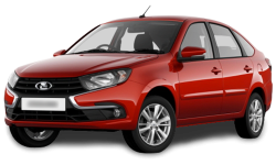 2D коврики EVA в салон и багажник на Lada Granta FL лифтбек (2018-н.в.)